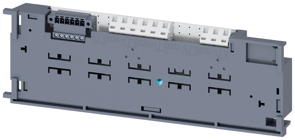 [Imagem MÓDULO DE CHAVE SINALIZADORA DE POSIÇÃO PARA CONEXÃO A MÓDULO DE COMUNICAÇÃO 3WA91110AH12 SIEMENS]