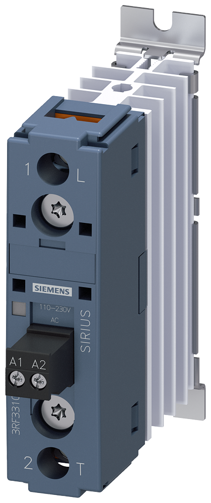CONTATOR A SEMICONDUTOR DE 1 POLO CA 15/6 A/40 ºC 48-600 V/110-230 V CA COM 3RF33101BA26 SIEMENS