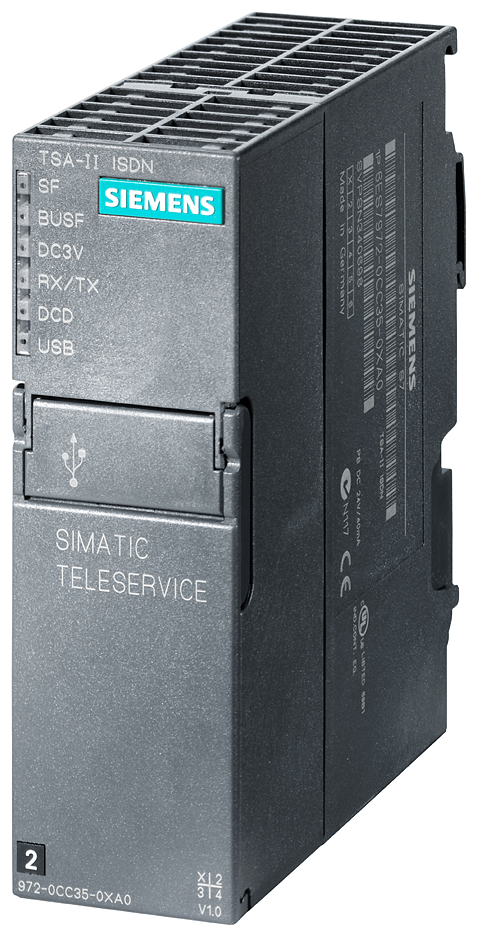 [Imagem do produto ADAPTADOR TS ADAPTER II PARASIMATIC TELESERVICE RS-232 FONTE DE ALIMENTAÇÃO MPI/DP SIMATIC S7 6ES79720CB350XA0 SIEMENS]