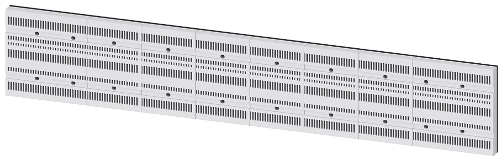 SISTEMA DE BARRAMENTOS 8US2 SISTEMA BÁSICO 250 A 900 MM LARGO 8US23003QT00 SIEMENS
