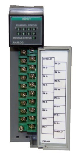 [Imagem do produto MÓDULO DE ENTRADA ANALÓGICA SLC 500 8 PONTOS 1746NI8 ROCKWELL ALLEN BRADLEY]