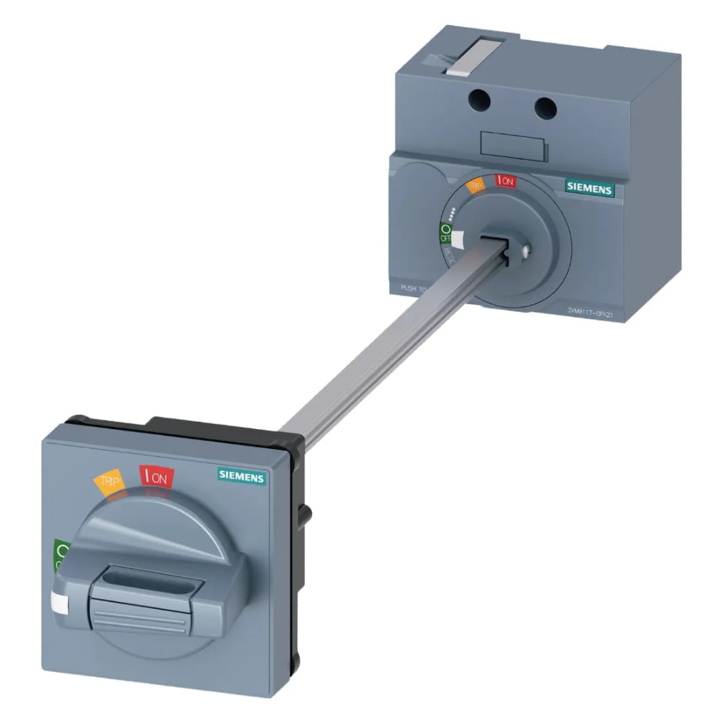 [Imagem ACIONAMENTO GIRATÓRIO ACOPLAMENTO PORTA PADRÃO IEC IP65 COM TRAVAMENTO 3VM91170FK21 SIEMENS]