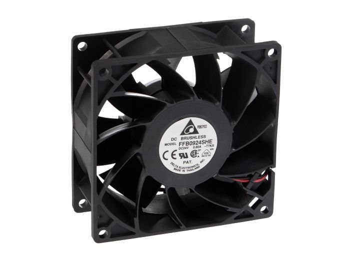 [Imagem VENTILADOR AXIAL 92,16CM 2 24VDC 14,4W COM MOTOR ACS350 R4  FFB0924SHET7KS 3AUA0000023525 ABB]