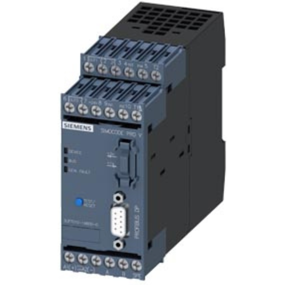 [Imagem MÓDULO UNIDADE BÁSICA PROFIBUS DP 24VCC SIMOCODE PRO V 3UF70101AB000 SIEMENS]