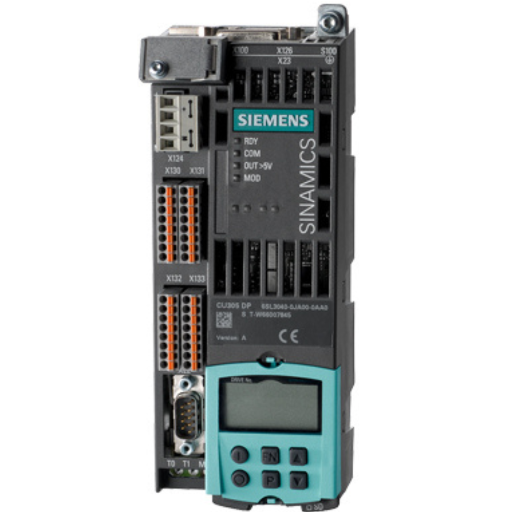 [Imagem UNIDADE CONTROLE CU305 DP INTERFACE PROFIBUS SEM CARTÃO DE MEMÓRIA SINAMICS S110 6SL30400JA000AA0 SIEMENS]
