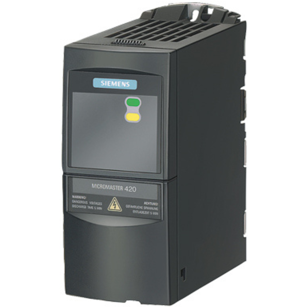 [Imagem INVERSOR DE FREQUÊNCIA TRIFÁSICO 1.50KW 4A 380/480V 47/63HZ S/FILTRO MICROMASTER 420 6SE64202UD215AA1 SIEMENS]