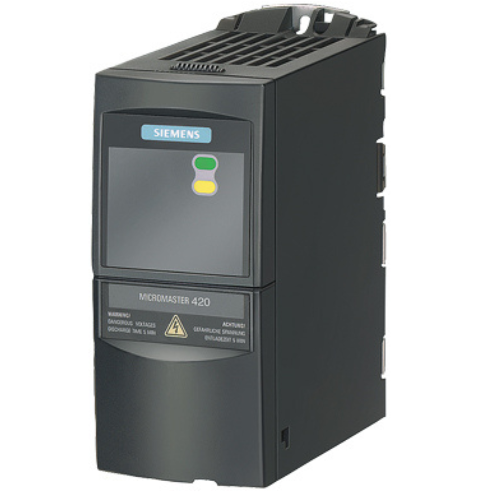 [Imagem INVERSOR DE FREQUÊNCIA TRIFÁSICO 0.37KW 1.30A 380/480V 47/63HZ S/ FILTRO MICROMASTER 440 6SE64402UD137AA1 SIEMENS]
