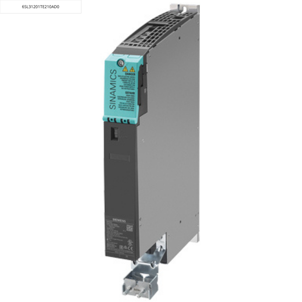 [Imagem INVERSOR DE FREQUÊNCIA TRIFÁSICO 4,8KW 9A 510/720V 50/60HZ SINAMICS S120 6SL31201TE210AD0 SIEMENS]