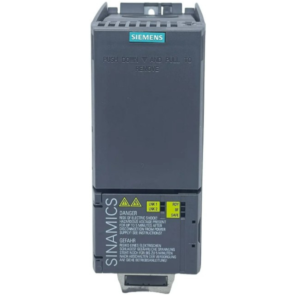 INVERSOR DE FREQUÊNCIA TRIFÁSICO 0,75KW 2,20A 380/480V 47/63HZ 6SL32101KE123UP2 SIEMENS acionamentos-inversor-de-frequencia-6SL32101KE123UP2 (2).png