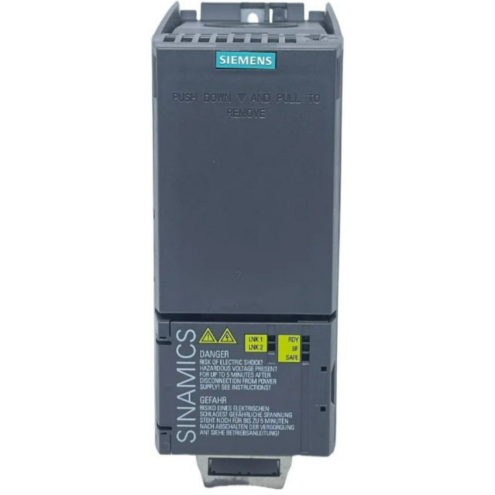 INVERSOR DE FREQUÊNCIA TRIFÁSICO 1,1KW 3,1A 380/480V 47/63HZ PROFINET-PN SINAMICS G120C 6SL32101KE132UF2 SIEMENS acionamentos-inversor-de-frequencia-6SL32101KE132UF2 (2).png