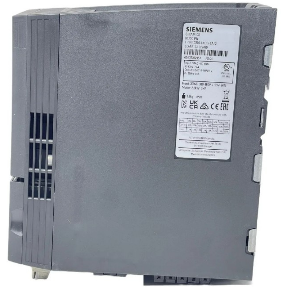 INVERSOR DE FREQUÊNCIA TRIFÁSICO 3KW 7,30A 380/480V 47/63HZ 6SL32101KE175AF1 SIEMENS acionamentos-inversor-de-frequencia-6SL32101KE175AF1 (5).png