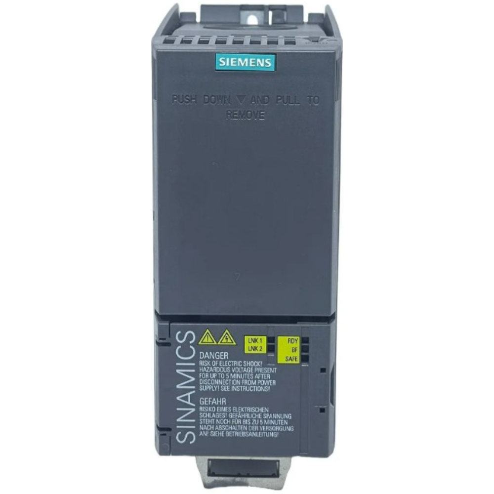 INVERSOR DE FREQUÊNCIA TRIFÁSICO 3KW 7,3A 380/480V 47/63HZ 6SL32101KE175UB1 SIEMENS acionamentos-inversor-de-frequencia-6SL32101KE175UB1 (2).png