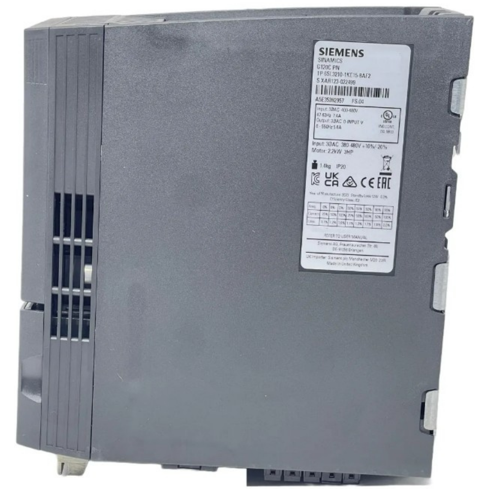 INVERSOR DE FREQUÊNCIA TRIFÁSICO 7,5KW 16,5A 380/480V 47/63HZ RFI PROFINET-PN 6SL32101KE217AF1 SIEMENS acionamentos-inversor-de-frequencia-6SL32101KE217AF1 (5).png