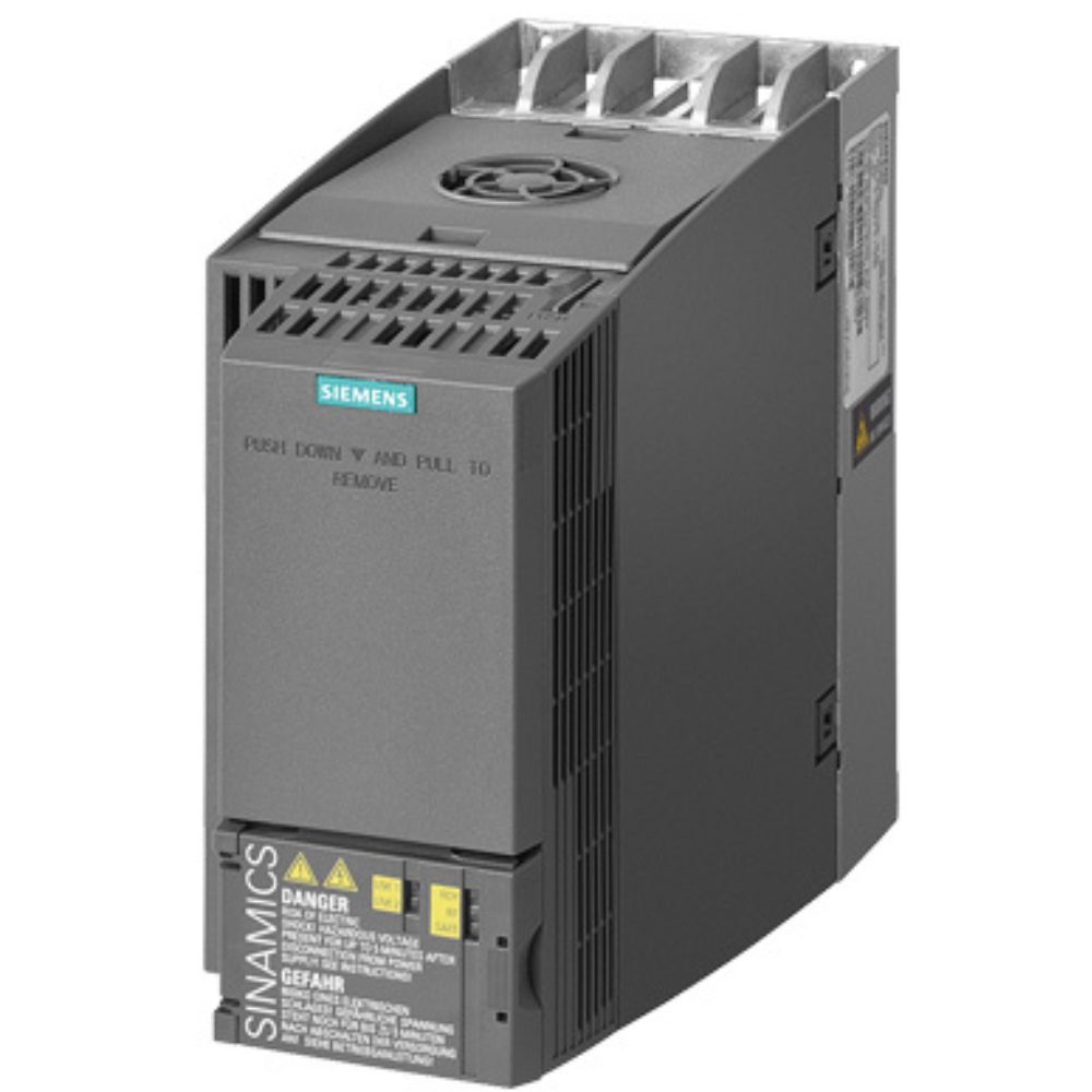 [Imagem INVERSOR DE FREQUÊNCIA TRIFÁSICO 7,5KW 16,5A 380/480V IP20 PROFIBUS-DP SINAMICS G120C 6SL32101KE217AP1 SIEMENS]