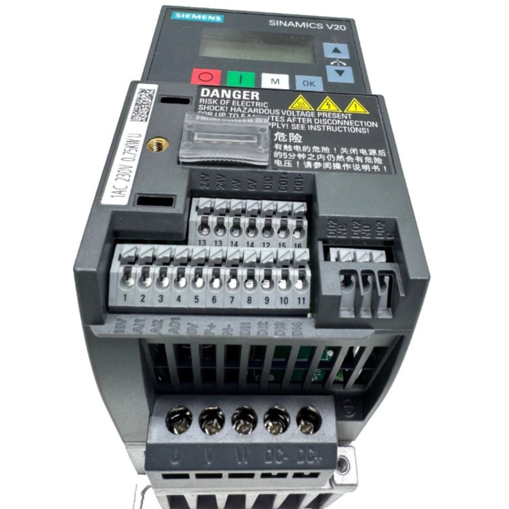 INVERSOR DE FREQUÊNCIA MONOFÁSICO/TRIFÁSICO V20 0,75KW 4,2A 200/240V 47/63HZ 6SL32105BB175BV1 SIEMENS acionamentos-inversor-de-frequencia-6SL32105BB175BV1 (2).png