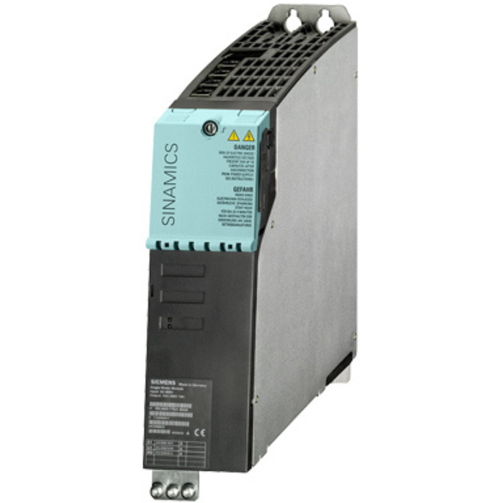 [Imagem INVERSOR  DE FREQUÊNCIA MONOFÁSICO 2X1,6KW 2X3A 510/720V 50/60HZ 6SL34202TE130AA1 SIEMENS]