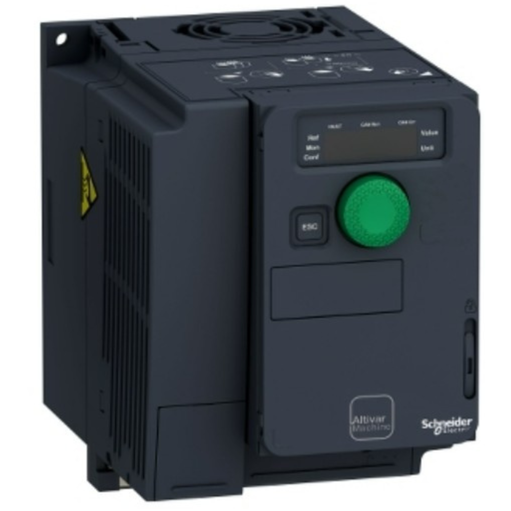 [Imagem INVERSOR DE FREQUÊNCIA TRIFÁSICO 1.1KW 3A 380/500V 50/60HZ ATV320U11N4C SCHNEIDER]