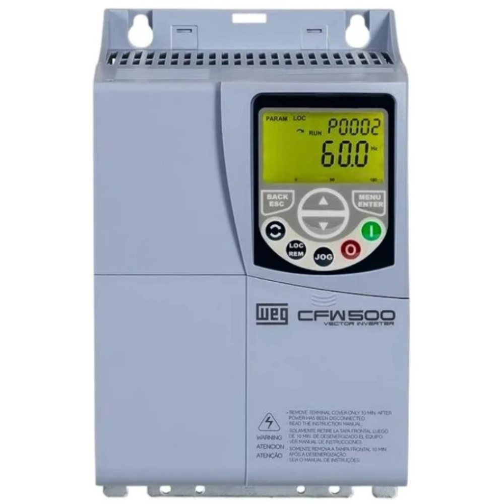 INVERSOR DE FREQUÊNCIA TRIFÁSICO 5KW 14A 380/480V 50/60HZ 15575707 CFW500C14P0T4DB20G2 WEG acionamentos-inversor-de-frequencia-CFW500C14P0T4DB20G2 (3).png