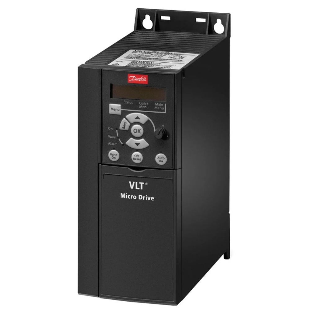 [Imagem INVERSOR DE FREQUÊNCIA TRIFÁSICO 7,5KW 15,5/14A 380/480V 50/60HZ 132F0030 FC051P7K5T4E20H3BXC DANFOSS]