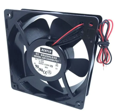 [Imagem MICROVENTILADOR AXIAL 2800RPM 24VCC 120X120X38MM AD1224HBF51 ADDA/BERFLO]