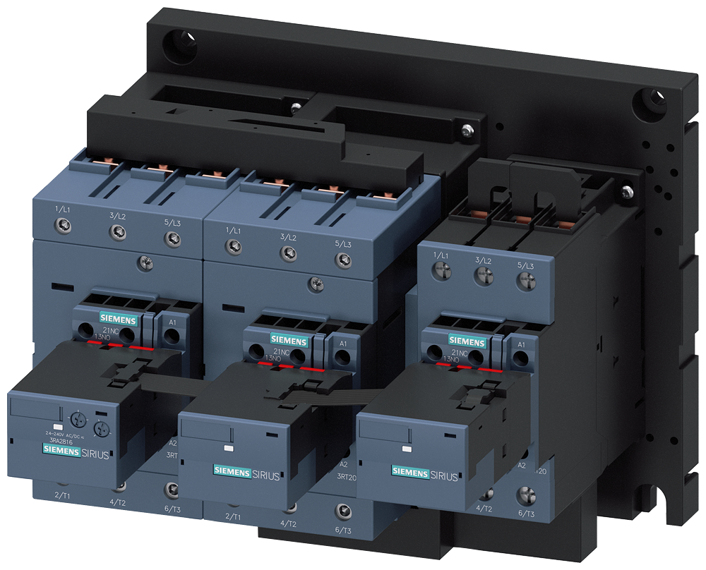 COMBINAÇÃO ESTRELA-TRIÂNGULO AC-3 75KW/400V 230V CA 50/60HZ S3 3NA+3NF 3RA24458XF321AP0 SIEMENS