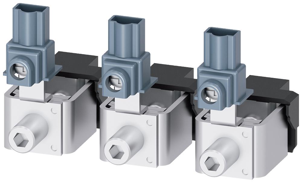 [Imagem TERMINAL COM MOLDURA COM TOMADA DE TENSÃO DO CONDUTOR AUXILIAR 3 PÇ. ACESSÓRI 3VA91430JH12 SIEMENS]