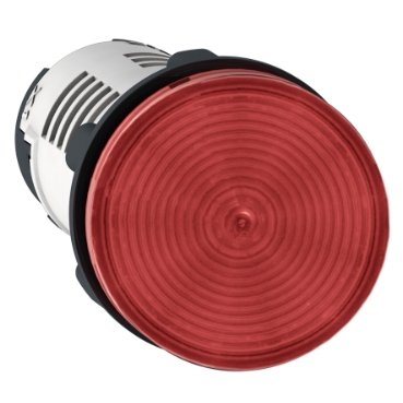 [Imagem SINALIZADOR Ø22MM PLÁSTICO LED VERMELHO 24VCA/CC XB7EV04BP SCHNEIDER]