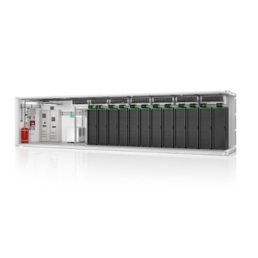[Imagem do produto EASY ALL IN ONE CONTAINER 80KW 12 RACK 1XELECTRICAL FEED 2XUPS OVERHEAD DX 400V PFMICU080F1R012BD SCHNEIDER]