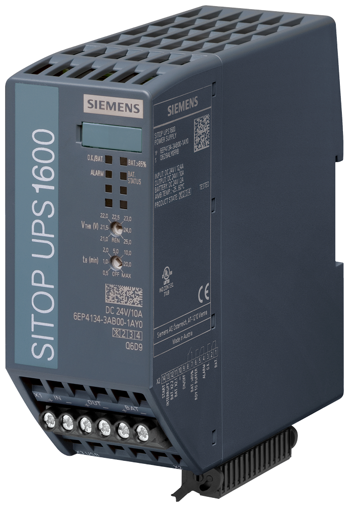 [Imagem do produto SITOP DCUPS1600 DC 24 V/10 A, USB 6EP41343AB001AY0 SIEMENS]