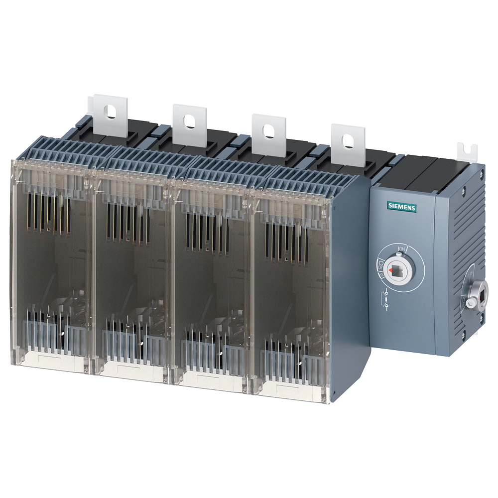 SECCIONADOR DE CORTE EM CARGA COM FUSÍVEL 400A TAM. 4 DE 4 POLOS PARA FUSÍV 3KF44404RF11 SIEMENS