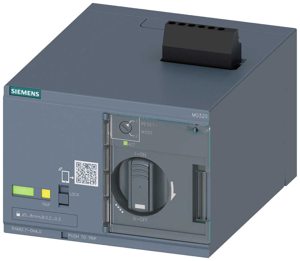 [Imagem ACIONAMENTO DO MOTOR 110/230VCA/110-250V CC ACESSÓRIOS PARA 3VA1 250 3VA92570HA20 SIEMENS]