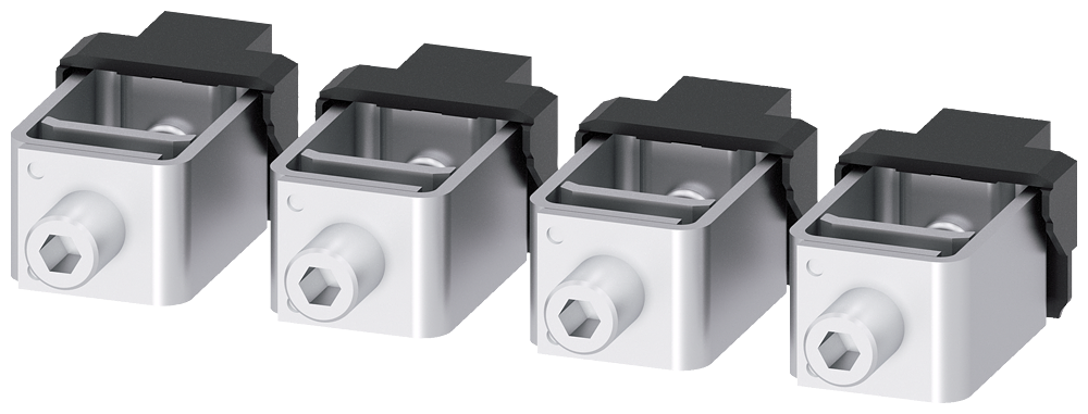 TERMINAL COM MOLDURA 4 PEÇAS ACESSÓRIOS PARA: 3VA2 250 3VA92640JA12 SIEMENS