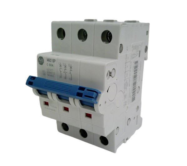 [Imagem DISJUNTOR PROTECAO MONOPOLAR MCB 50A 1492SPM3C500 ROCKWELL ALLEN BRADLEY]