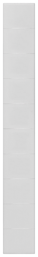 PLACA DE INDICAÇÃO INSCRIÇÃO FRONTAL L: 8,2 MM FIXAÇÃO POR CLIQUE BRANCO, 8WH81404XA05 SIEMENS