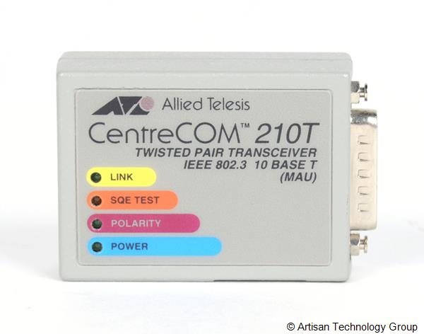 [Imagem do produto TRANSCEPTOR AUI PARA ETHERNET AT210T ALLIED TELESSIS]