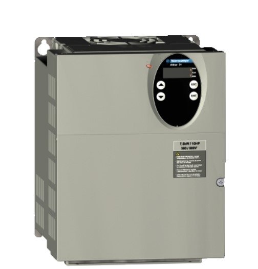 [Imagem INVERSOR DE FREQUÊNCIA TRIFÁSICO 7.5KW 17A 380/500V 50/60HZ ATV31HU75N4 SCHNEIDER]