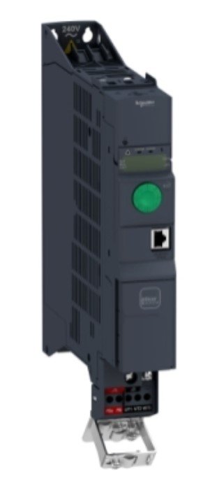 [Imagem INVERSOR  DE FREQUÊNCIA MONOFÁSICO 0.37KW 3.3A 200/240V 50/60HZ ATV320U04M2B SCHNEIDER]