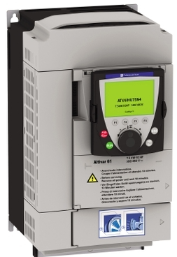 [Imagem INVERSOR DE FREQUÊNCIA TRIFÁSICO 7,4KW 380/480V 50/60HZ ATV61HU75N4 SCHNEIDER]