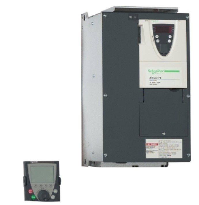 [Imagem INVERSOR DE FREQUÊNCIA TRIFÁSICO 22KW 29A 500/690V 50/60HZ ATV71HD22Y SCHNEIDER]