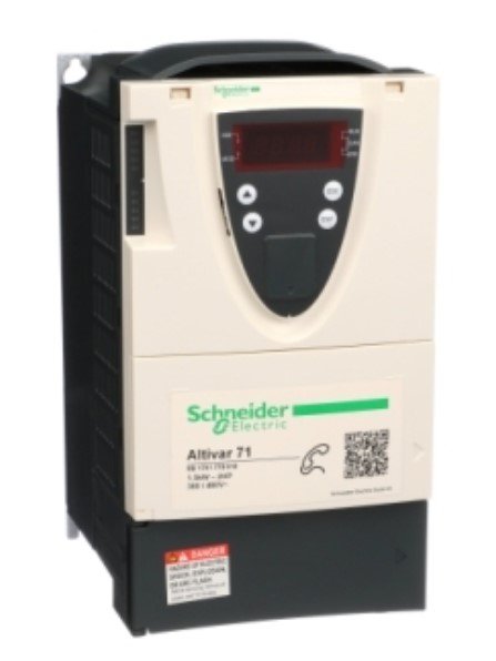 [Imagem INVERSOR DE FREQUÊNCIA TRIFÁSICO 1,5KW 4,1A 380/480V 50/60HZ ATV71HU15N4Z SCHNEIDER]