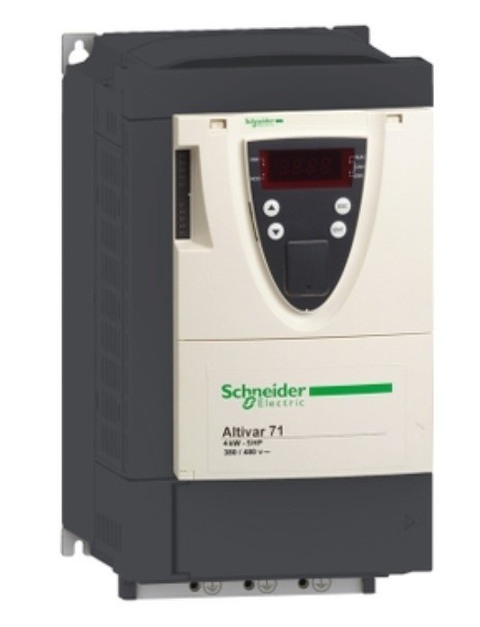 [Imagem INVERSOR DE FREQUÊNCIA MONOFÁSICO/TRIFÁSICO 2,2KW 11A 200/240V 50/60HZ ATV71HU22M3Z SCHNEIDER]
