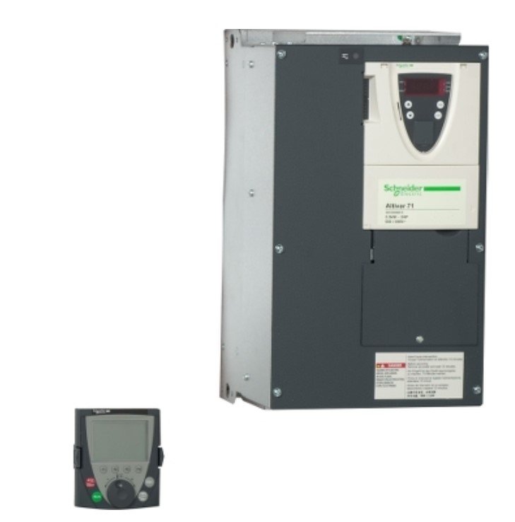 [Imagem INVERSOR DE FREQUÊNCIA TRIFÁSICO 5,5KW 7,5A 500/690V 50/60HZ ATV71HU55Y SCHNEIDER]