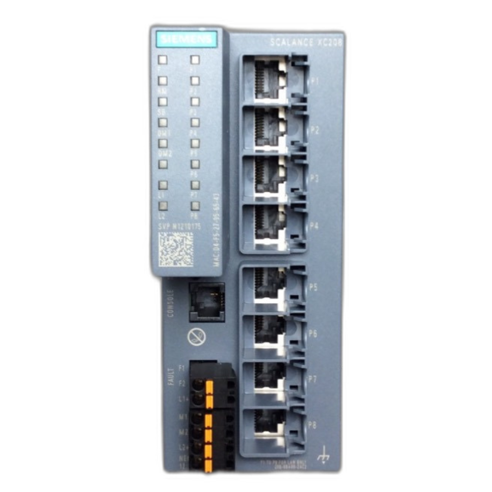 SWITCH IE DE CAMADA 2 GERENCIÁVEL SCALANCE XC208 8 PORTAS RJ45 10/100 MBIT/S 6GK52080BA002AC2 SIEMENS automacao-acessorios-6GK52080BA002AC2 (4).png