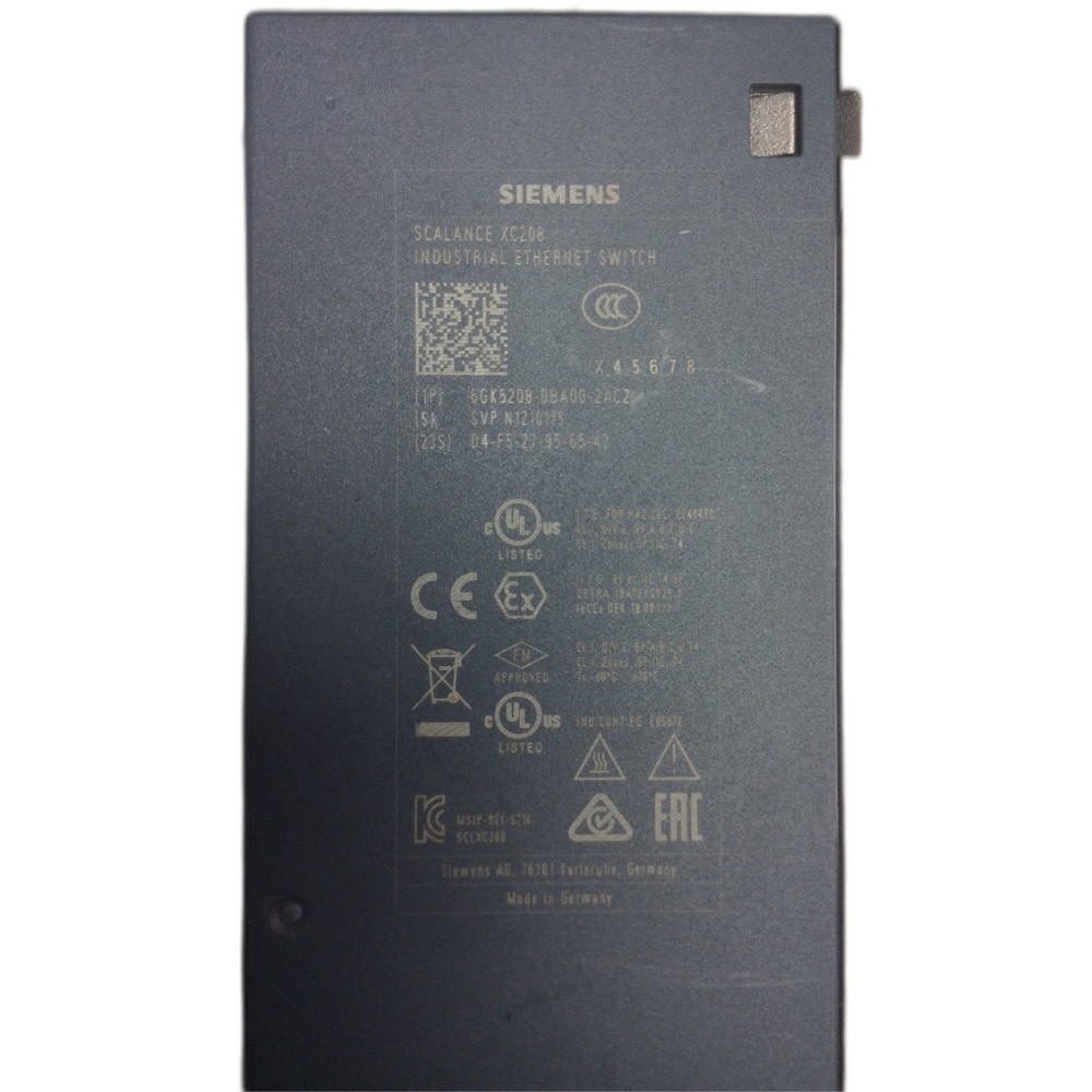 SWITCH IE DE CAMADA 2 GERENCIÁVEL SCALANCE XC208 8 PORTAS RJ45 10/100 MBIT/S 6GK52080BA002AC2 SIEMENS automacao-acessorios-6GK52080BA002AC2 (5).png