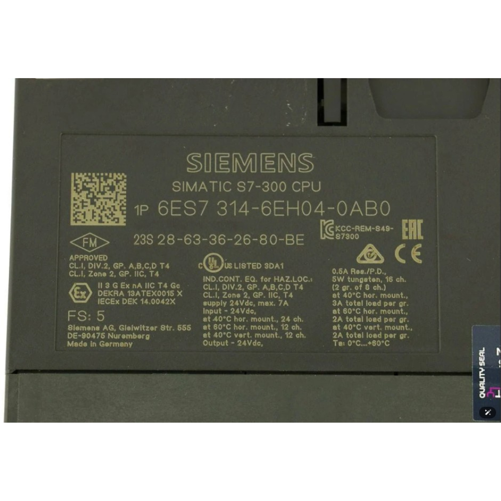 CPU COMPACTA 314C-2PN/DP 192KB 24DI/16DO 4AI 2AO PT100 SIMATIC S7-300 6ES73146EH040AB0 SIEMENS automacao-clp-6ES73146EH040AB0 (5).png
