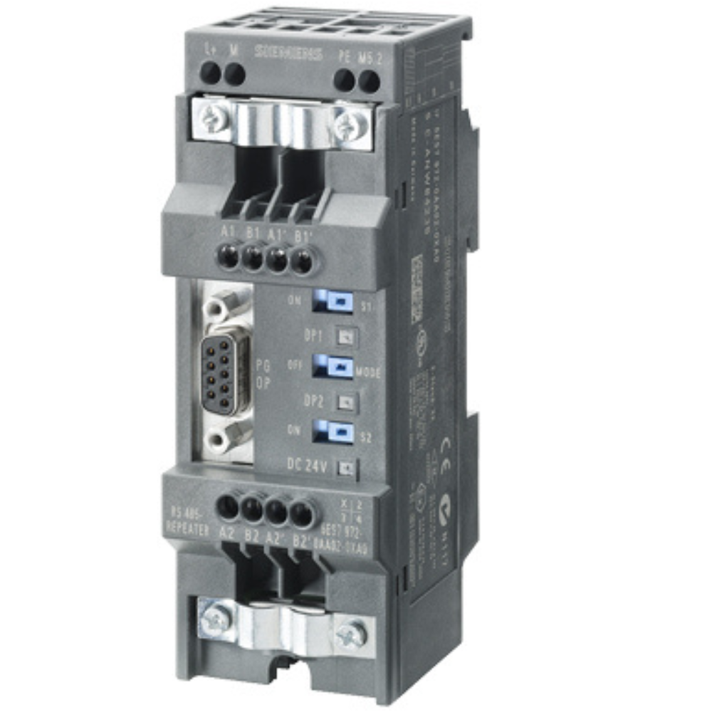 [Imagem REPETIDOR RS485 PARA PROFIBUS/MPI ATÉ 12 MBIT/S IP20 6ES79720AA020XA0 SIEMENS]