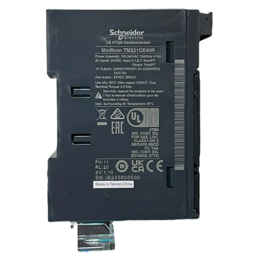 CONTROLADOR LÓGICO PROGRAMÁVEL MODICON M221 40 E/S SAÍDA A RELÉ TM221CE40R SCHNEIDER automacao-clp-TM221CE40R (5).png