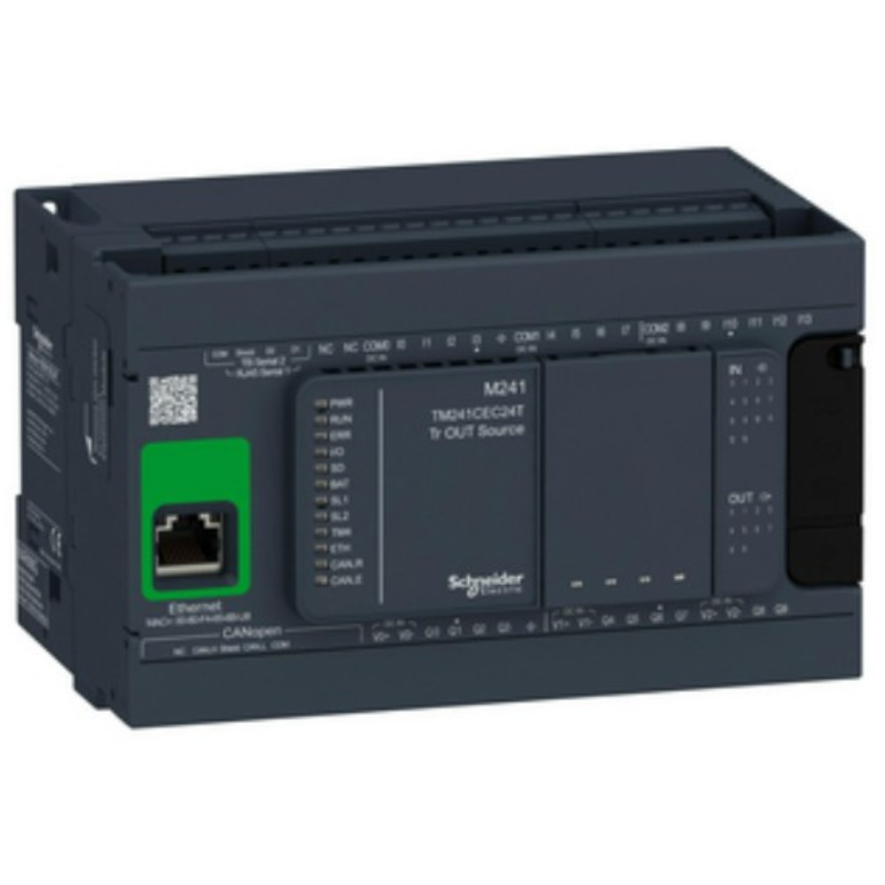 CONTROLADOR LÓGICO PROGRAMÁVEL 24E/S TRANSISTOR PNP 24VCC TM241CEC24T SCHNEIDER automacao-clp-TM241CEC24T (2).png