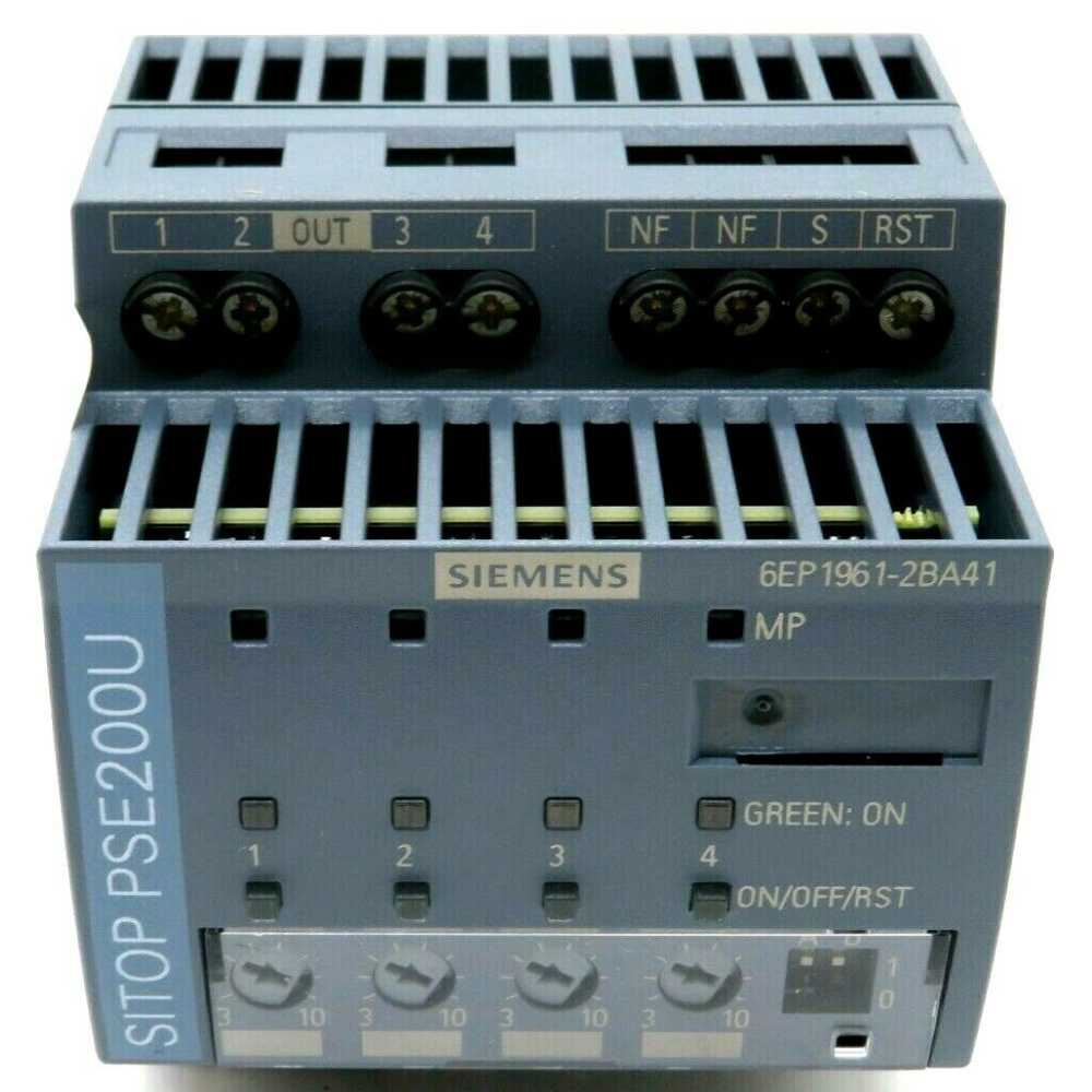 MÓDULO SELECTIVIDADE ENTRADA 4 CANAIS 24VCC/40A SAÍDA 24VCC/4X10A SITOP PSE200U 6EP19612BA41 SIEMENS automacao-fonte-6EP19612BA41 (2).png