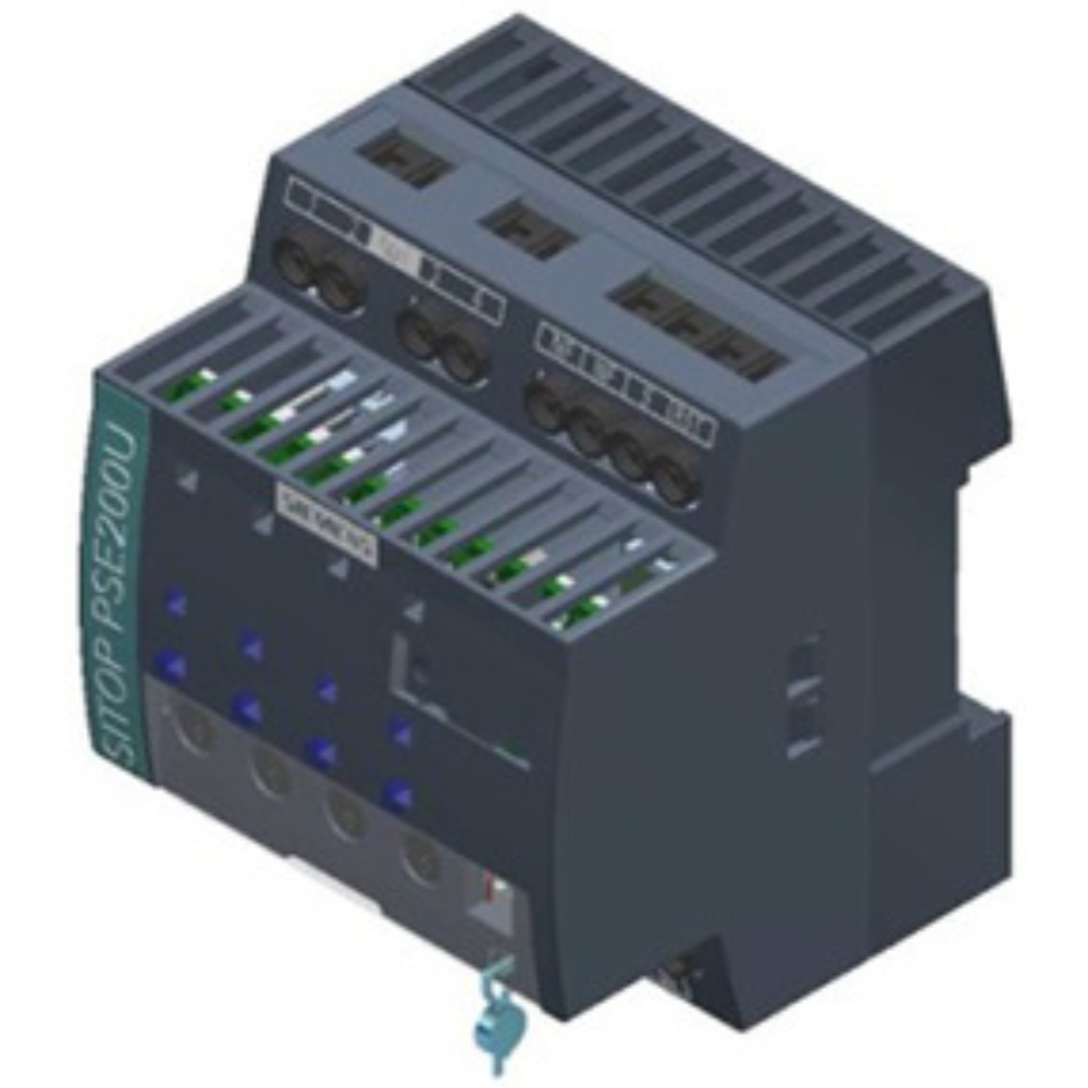 MÓDULO SELECTIVIDADE ENTRADA 4 CANAIS 24VCC/40A SAÍDA 24VCC/4X10A SITOP PSE200U 6EP19612BA41 SIEMENS automacao-fonte-6EP19612BA41 (5).png
